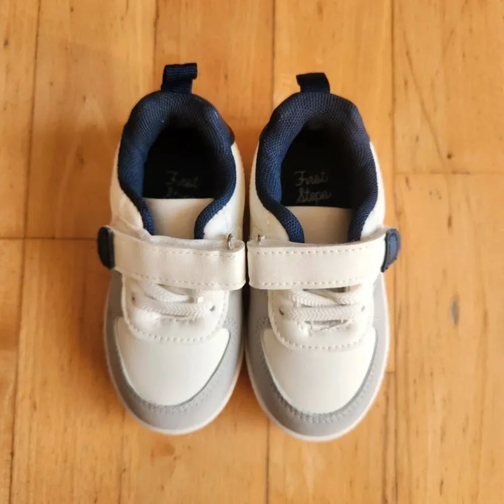First Steps white gray